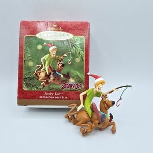 VTG Hallmark Keepsake Scooby-Doo & Shaggy Christmas Holiday Ornament, 2000